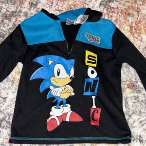 Sonic the Hedgehog Kids Hoodie - Black and Blue